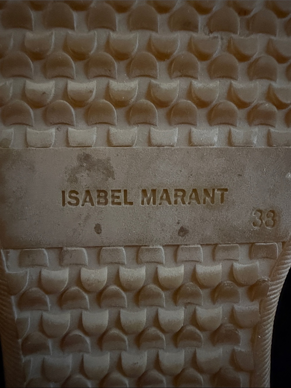 Isabel Marant High-Top Sneakers in Navy and Beige - Picture 4 of 5